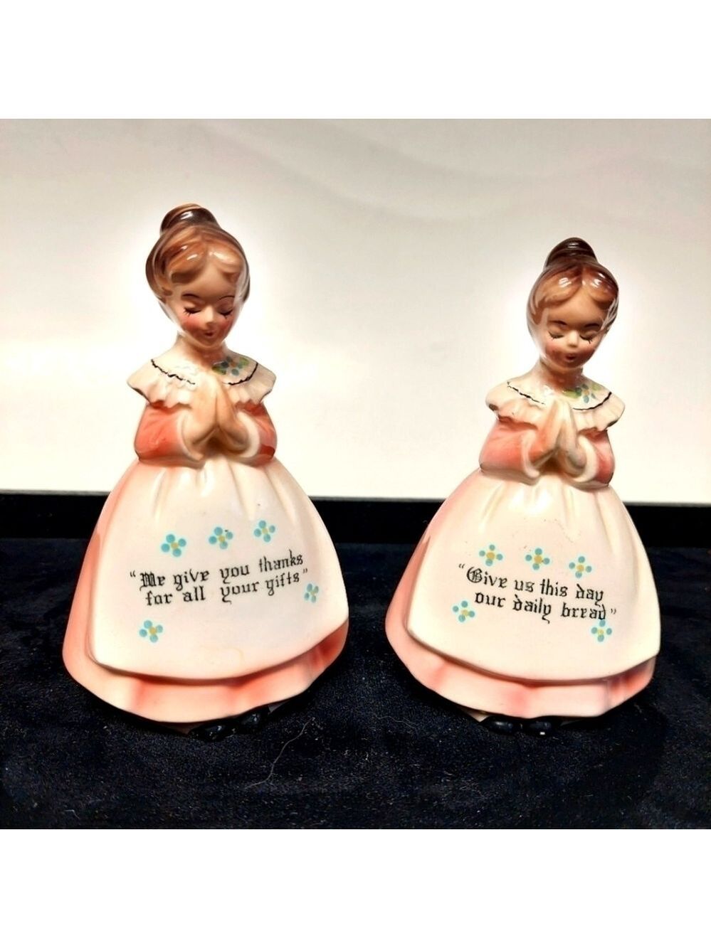 Vintage* 50s Enesco Praying Girls